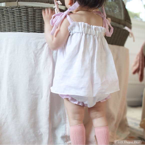 Baliene | Chloe Set in Pink Stripes - Picture 4 of 10